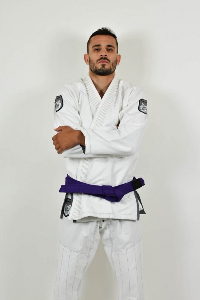 Preview: SALE okami Gi Set Shield + Weißgurt